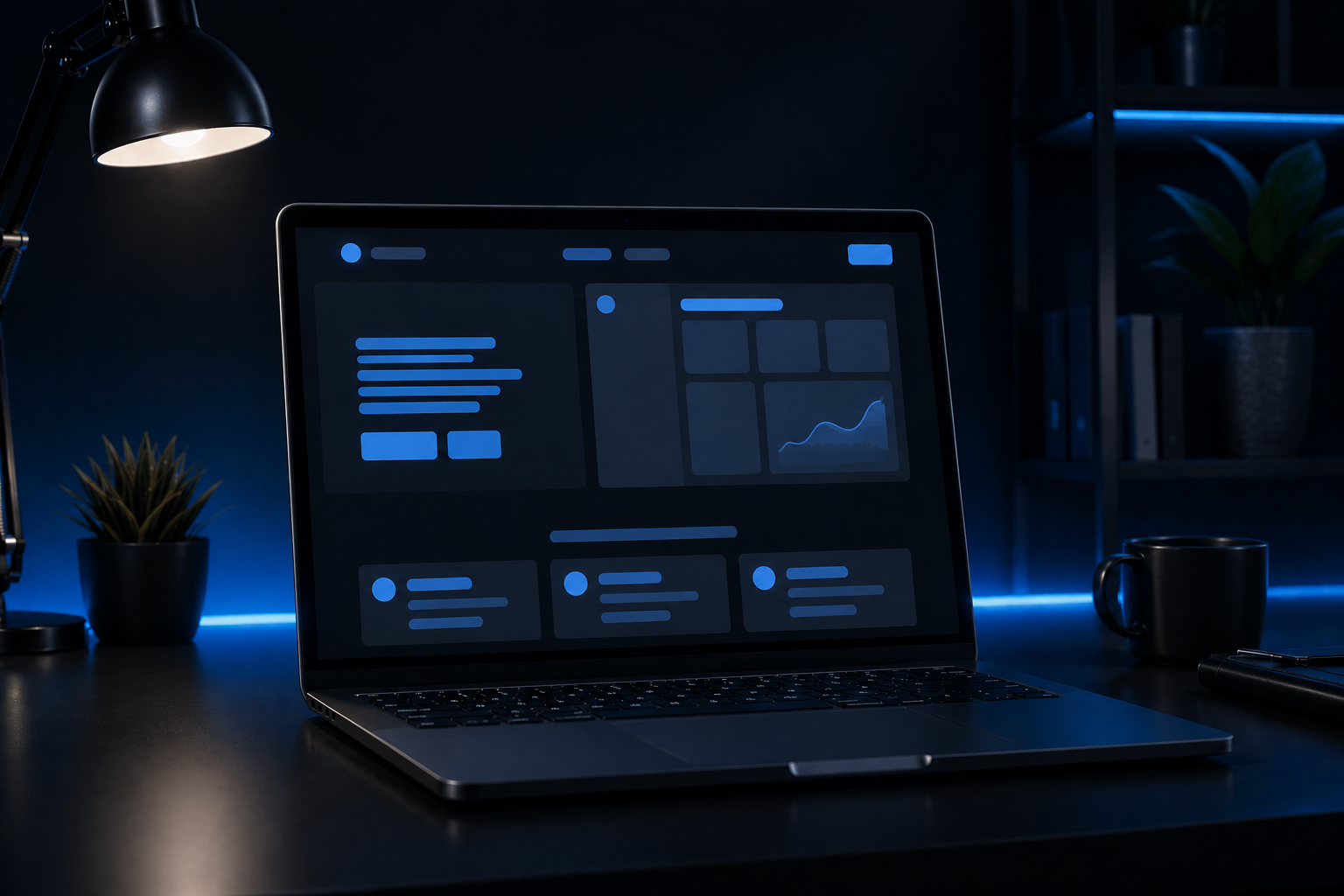 Moderne Landingpage für Unternehmen – professionelles Onepager Webdesign Landingpage
