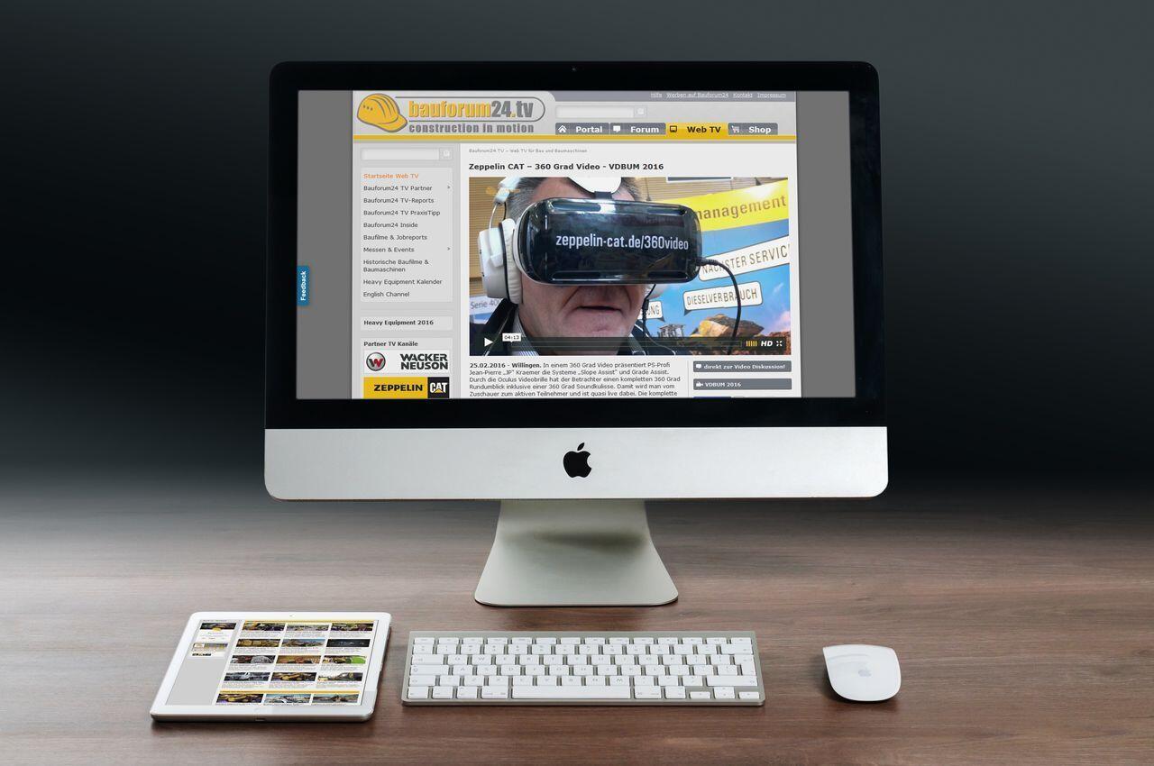 Forum auf der Website von Bauforum24.tv.