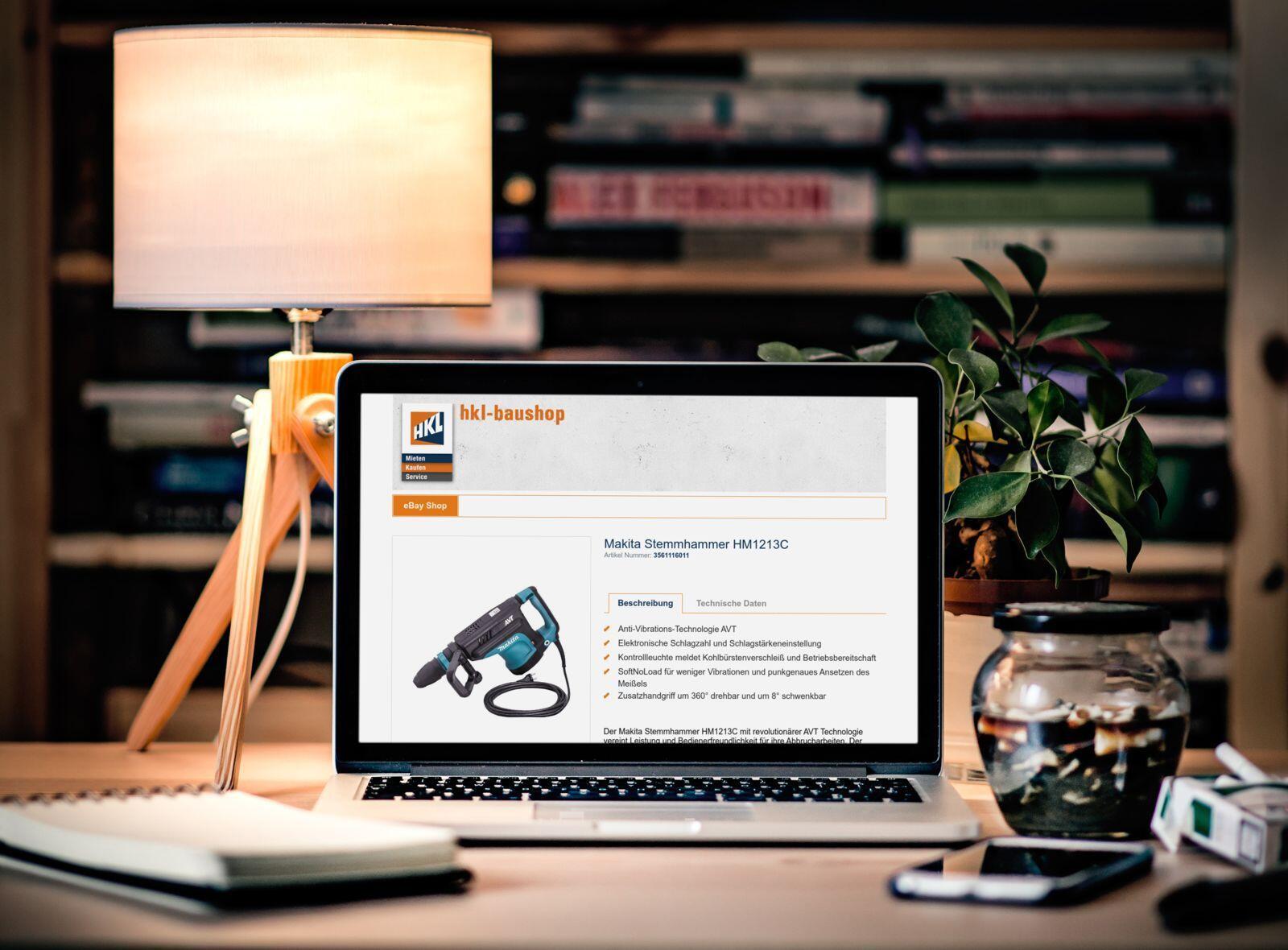 HKL eBay – Website Screenshot der Website von HKL eBay.