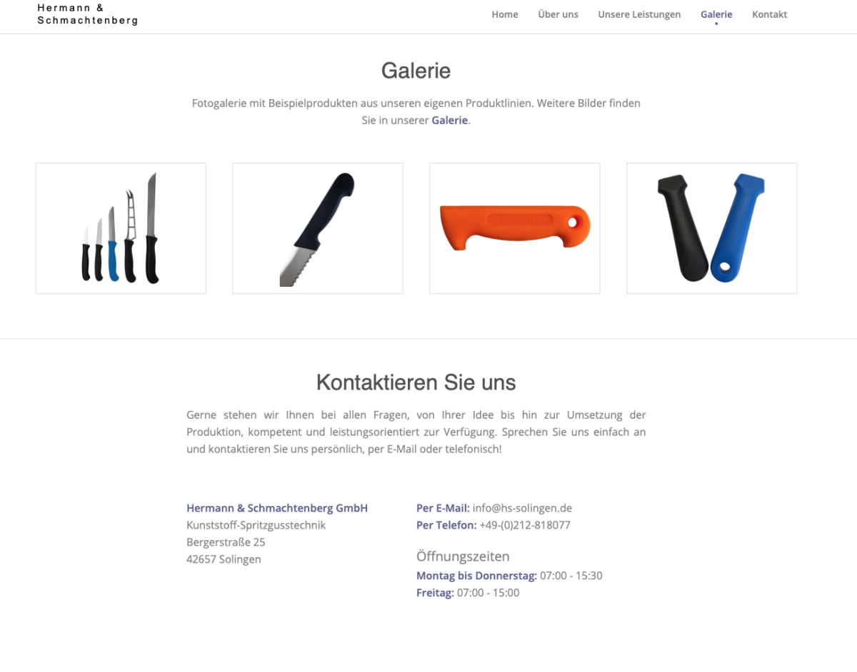 Galerie auf der Website von Hermann Schmachtenberg.