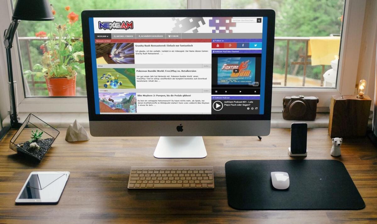NeXGam – Website Screenshot der Website von NeXGam.