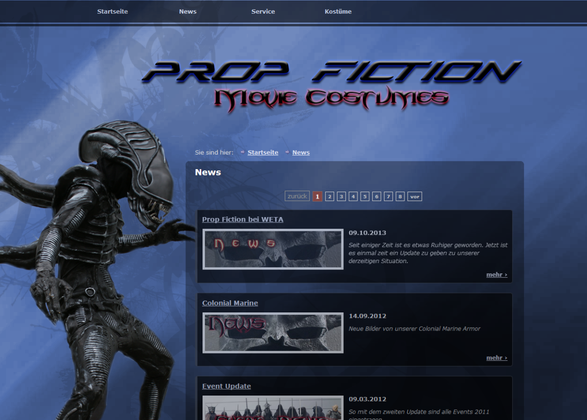 Prop Fiction – Aktuelles Aktuelles auf der Website von Prop Fiction.