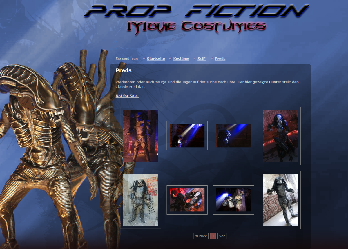 Prop Fiction – Galerie Galerie auf der Website von Prop Fiction.