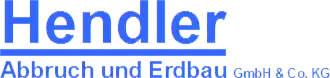 Logo von Hendler Abbruch und Erdbau.