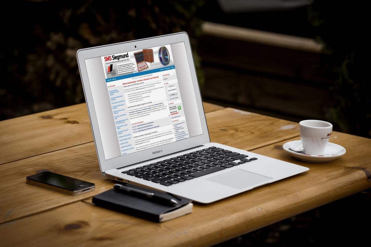 Siegmund – Website Screenshot der Website von Siegmund.