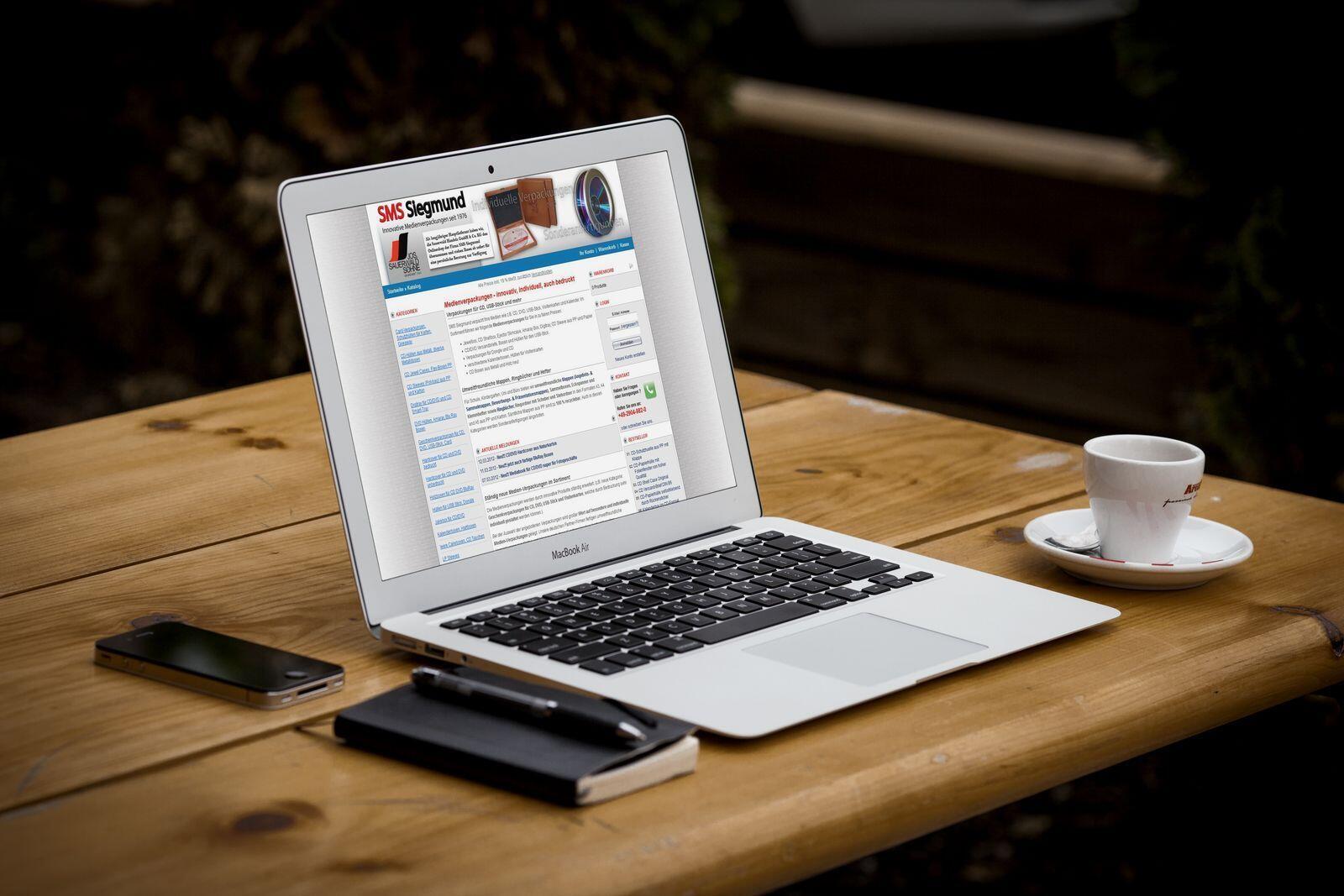Siegmund – Website Screenshot der Website von Siegmund.